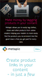 Mobile Screenshot of metapic.com